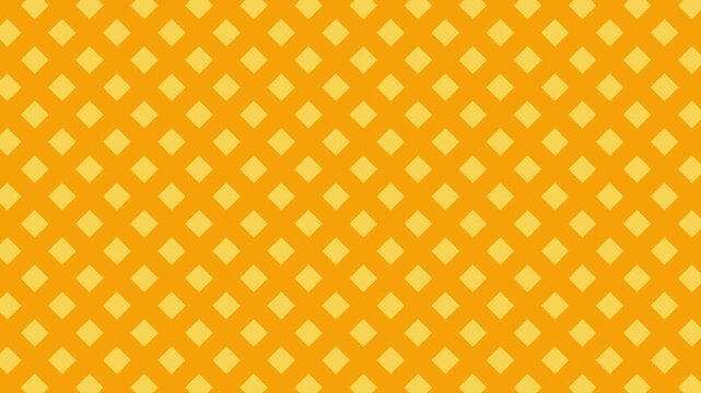 Abstract yellow geometric pattern right loop
