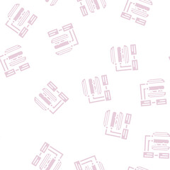 Fototapeta premium ingredients for cooking glyph vector seamless pattern. ingredients for cooking signthin illustration