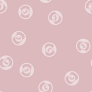 funk music line seamless pattern funk music thin line illustration