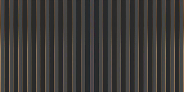 Luxury black and gold vertical stripes background. Elegant dark grey geometric parallel lines pattern for premium banner, sophisticated wrap, and corporate identity backdrop