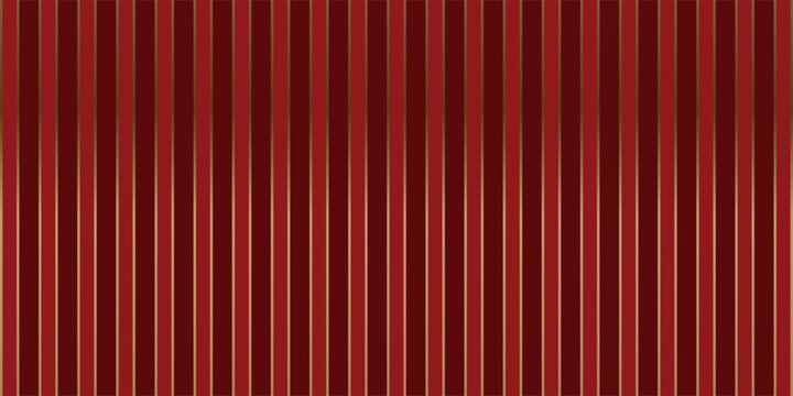 Luxury red and gold vertical stripes background. Elegant maroon geometric parallel lines pattern for premium banner, sophisticated wrap, and corporate identity backdrop