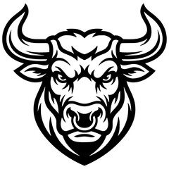 Fototapeta premium bull portrait