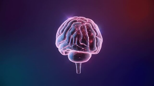 3d brain rotation animation sequence frames