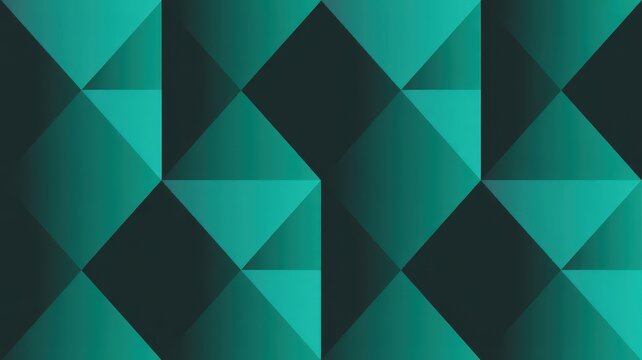 Geometric abstract design with overlapping triangles in gradient blue tones