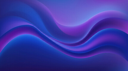 Fototapeta premium Abstract flowing waves of blue and purple light.