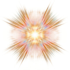 Fototapeta premium Vibrant glowing light explosion with radiant rays and soft gradient hues for dynamic digital art, photography, and creative design projects