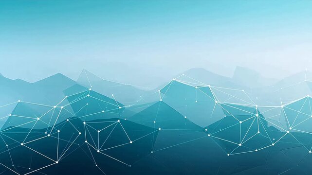 Digital technology AI presentation abstract background