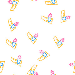Naklejka premium techno wing vector seamless pattern techno wing sign illustration