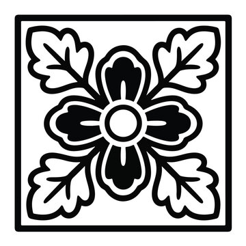 Black and white square labyrinth maze logic puzzle for kids and adults mental challenge pathfinding conceptual graphic illustration