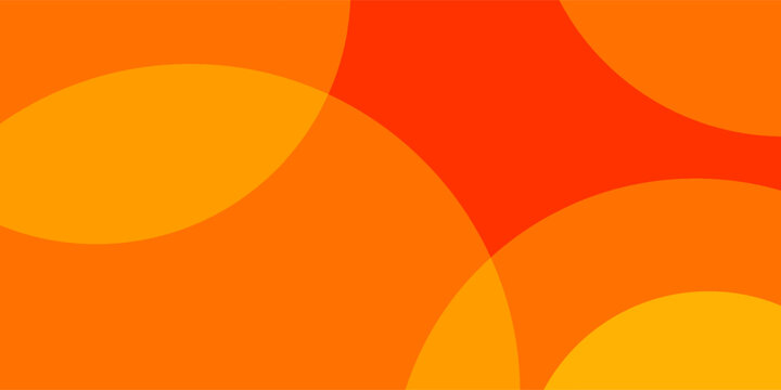 Abstract minimal background with orange color. Dynamic shapes composition. Eps10 vector