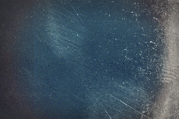 Obraz premium Blank grained film strip texture background with heavy grain, dust and light leak