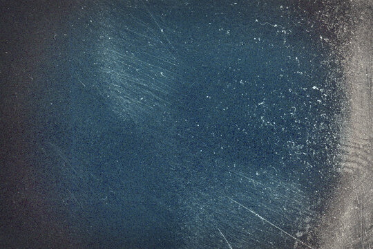 Blank grained film strip texture background with heavy grain, dust and light leak