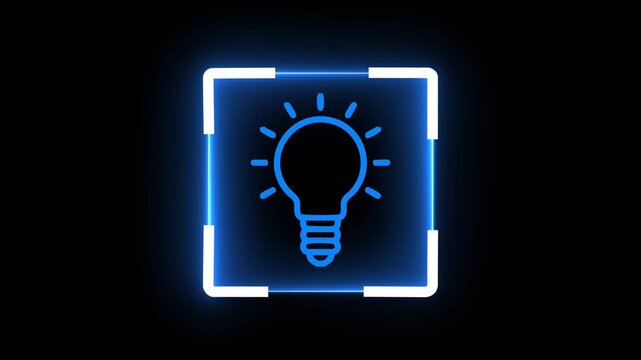 Success concept planning and setting goals objectives for business investment. Motion graphics of goal idea.On a black backgraund.