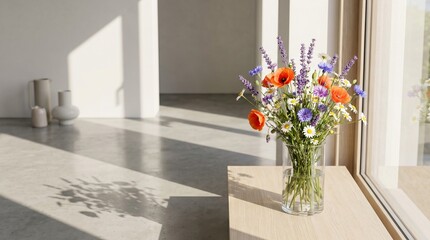 flowers in vase © Malik Studio 