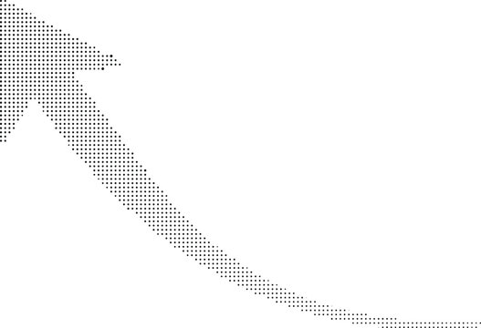 A large gray arrow points downward on a transparent background