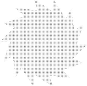 A large grey explosion with sharp edges occurs suddenly.