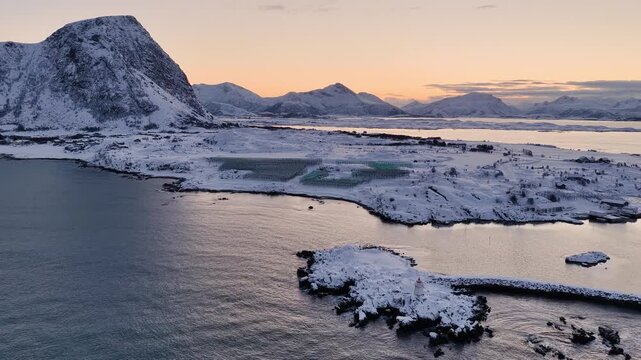 Lofoten Norway Gims&oslash;ya Hovsund