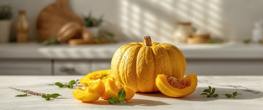 Labu Kuning health benefits including fiber vitamin A and antioxidants for digestive aid immune support and vision boost