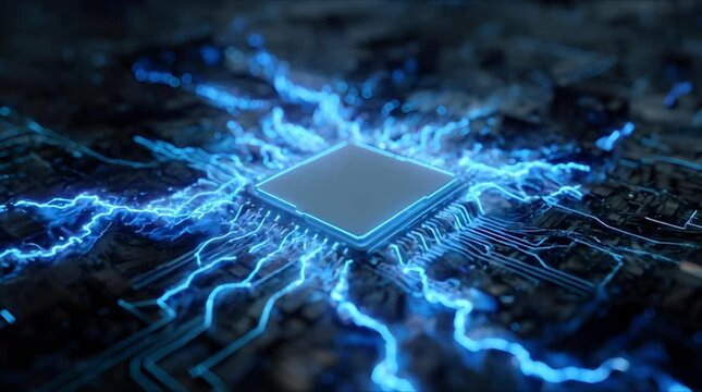 Synaptic data streaming and oscillating core luminosity in advanced processor (AI Generated)