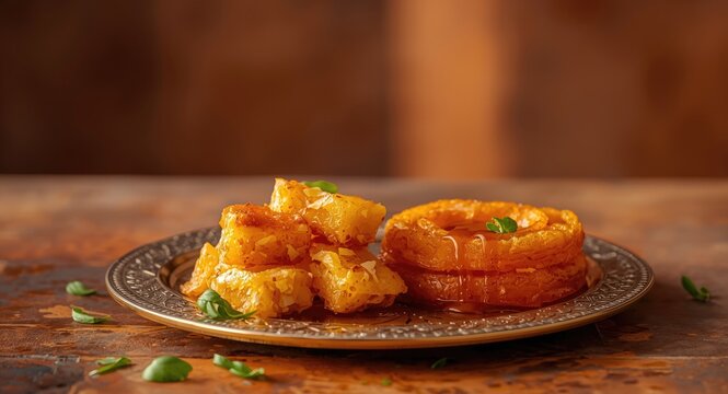 Traditional Gujarati snack with crispy fafda and syrupy jalebi combo