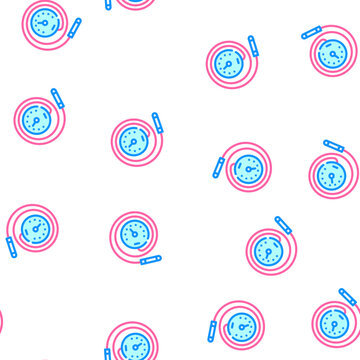 manometric thermometer vector seamless pattern manometric thermometer sign illustration