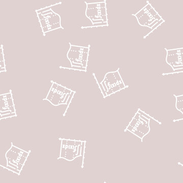 integration math data science line seamless pattern integration math data science thin line illustration