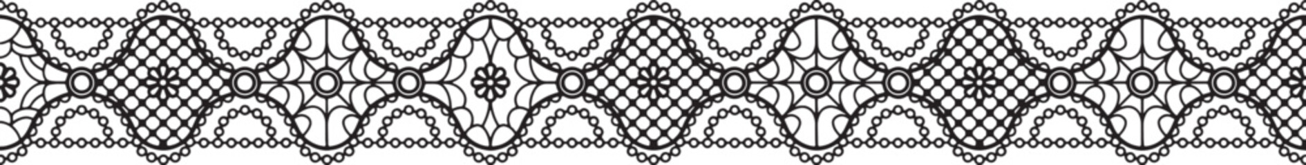 Abstract metal background with vintage seamless lace pattern and ornamental decorative texture vector illustration © RazuAhmed