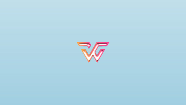 Logo Reveal, Sketch To Chrome Animation, Modern Gradient Intro