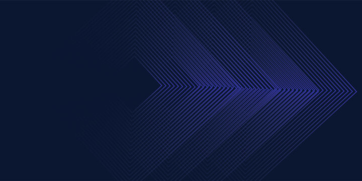 Symmetrical Chevron Lines Gradient Background in Dark Navy Blue with Subtle Light Blue Tones Creating a Sophisticated and Modern design backgorund eps10