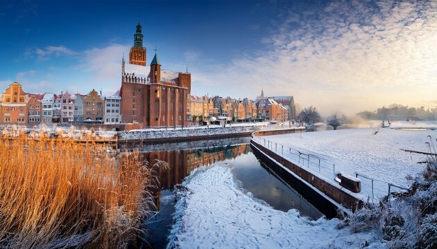 gda sk in the winte poland