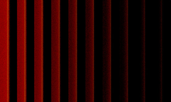Abstract Red Neon Vertical Light Lines on Dark Black grainy mesh gradient background 