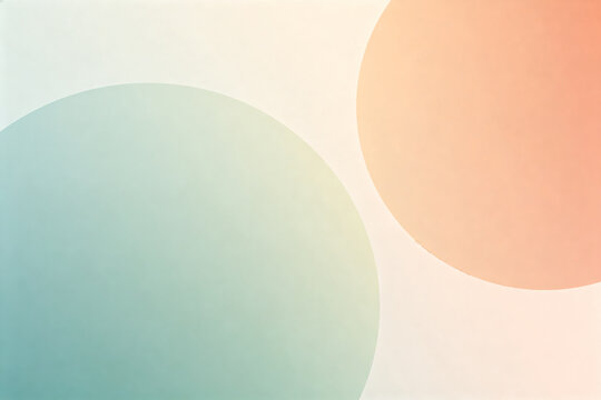 Morandi Tone Minimalist Circle Geometry