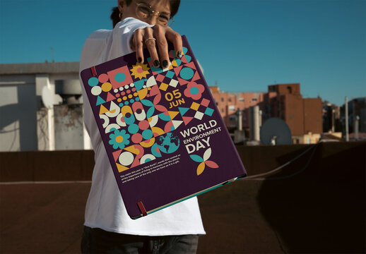 Notebook Cover Mockup Template