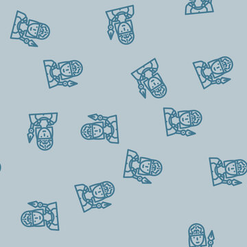 athena greek god mythology line seamless pattern athena greek god mythology thin line illustration