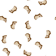 Naklejka premium ragged wing isometric seamless pattern. ragged wing sign illustration