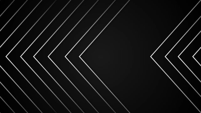 Chevron geometric background animation, Abstract background with chevron lines forming mirrored arrow shapes pointing to center
