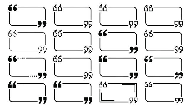 Quotation marks arrange text into structured blocks that highlight important statements for enhanced readability.
