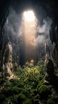 Son Doong Cave Vietnam largest cave world interior jungle doline daylight shaft exploration fine art landscape