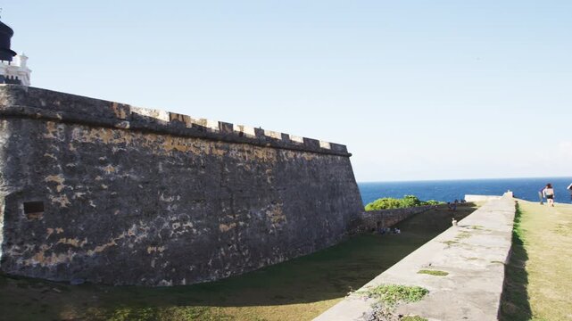 Puerto Rico tourist destination Landmark Castillo San Felipe Del Morro in Old San Juan.
