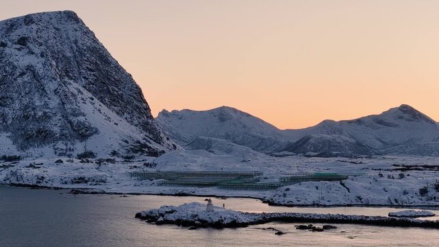 Lofoten Norway Gims&oslash;ya Hovsund