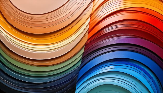 sample of pvc polymer vinyl material design color palette layout ral color system