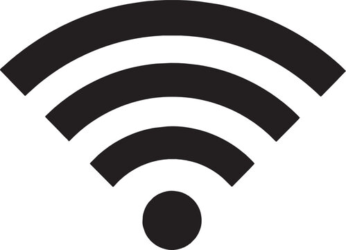 Wifi symbol vector art