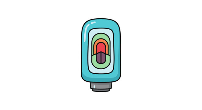 Colorful traffic light signal device.
