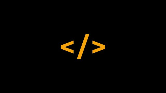 Colore dlines Glowing screen video.Coding & Programming Concept Background Web Development Technology.4k motion graphics video animation