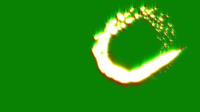 shimmer particles overlay, magical light transition on  background  4k video  particles on green background, sparkle abstract glow shimmer, magic trail sparkling glitter star dust.
