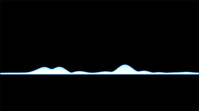 Abstract Digital Audio Waveform Equalizer Animation,A minimalist digital audio waveform animation featuring rhythmic sound frequency bars