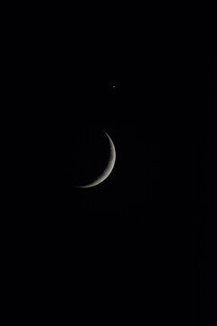 La lune et V&eacute;nus le 17 juin 2026