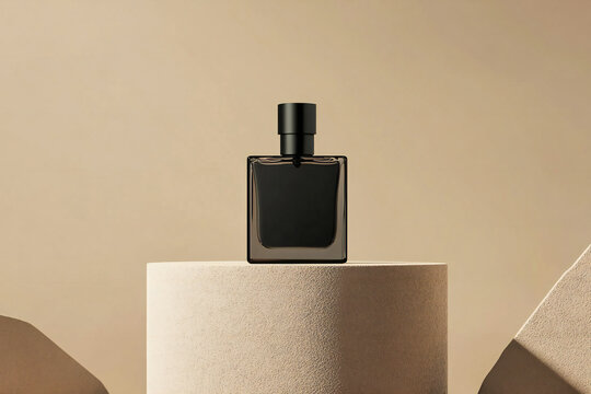 mockup perfume bottle