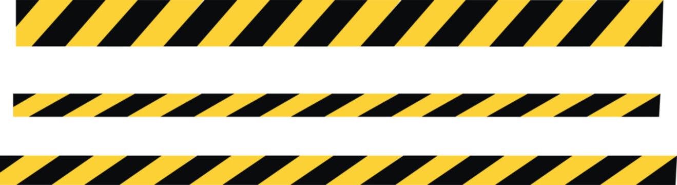 Yellow and black diagonal hazard warning stripes pattern with industrial construction diagonal background protection security abstract wallpaper contrast geometric