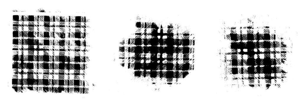Grunge Tartan Texture Background Smudge Design Element